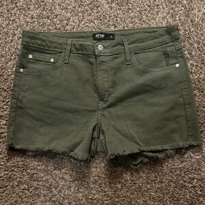 Just Black Women's Green Jean Shorts